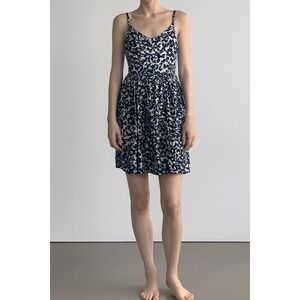 Long‎ Tall Sally cotton floral sleeveless sundress dress size 14 summer vacation
